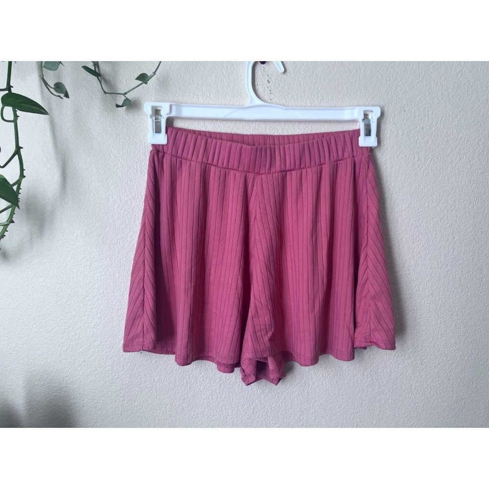 Lulus Womens S Small Shorts Orange Elastic Waist Casual NWOT